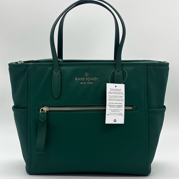 Kate Spade Medium Chelsea Satchel Bag Green - Picture 2 of 12